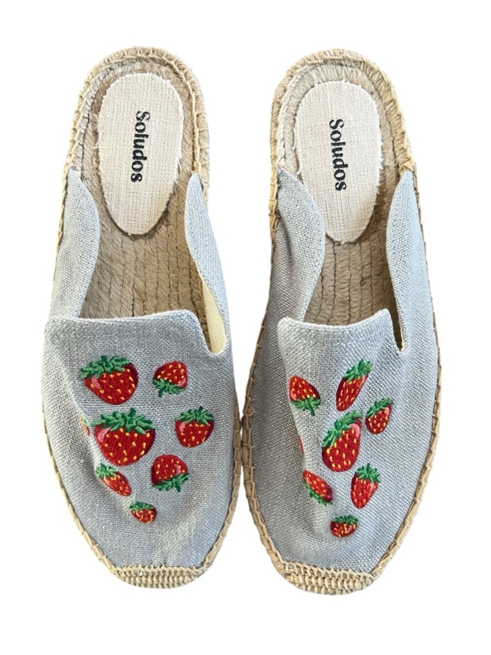 Soludos Strawberry Patch Espadrilles - Size 9